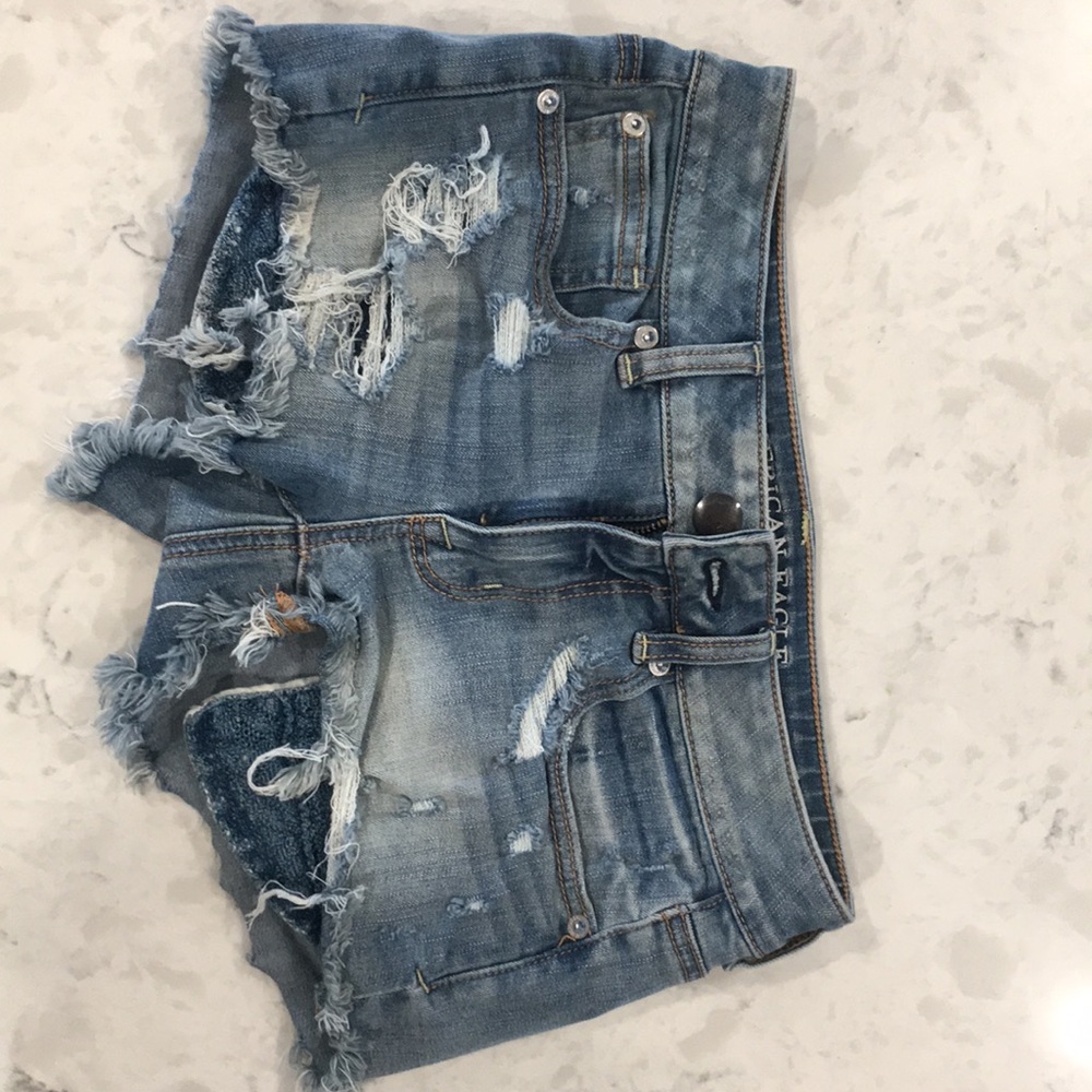 AE Cut-off Jean Shorts